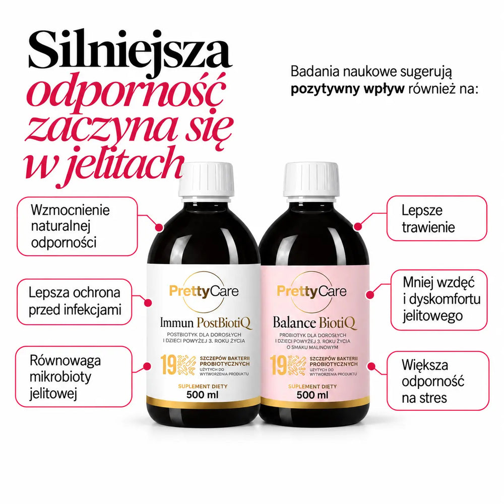 Duet Immun PostBiotiQ i Balance ProbiotiQ