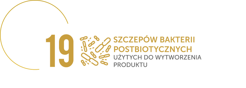 19 szczepów bakterii probiotycznych