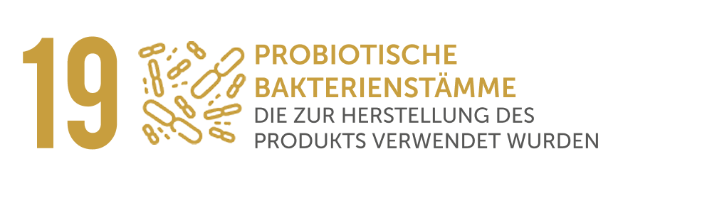 19 szczepów bakterii probiotycznych